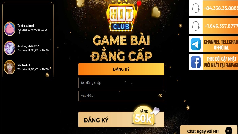 dang ky hitclub 2 Cách thức đăng ký HitClub trên máy tính